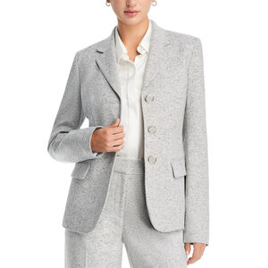 NWT Lafayette 148 New York Women's Academy Donegal Tweed Blazer $1498 - Sz 14 L